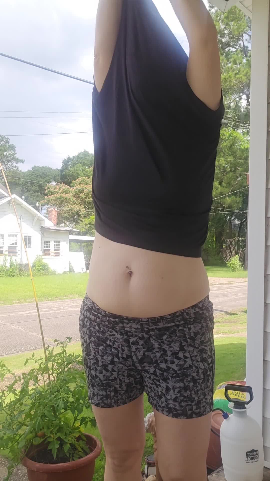 Pic #1I love stripping in the open where all can see me