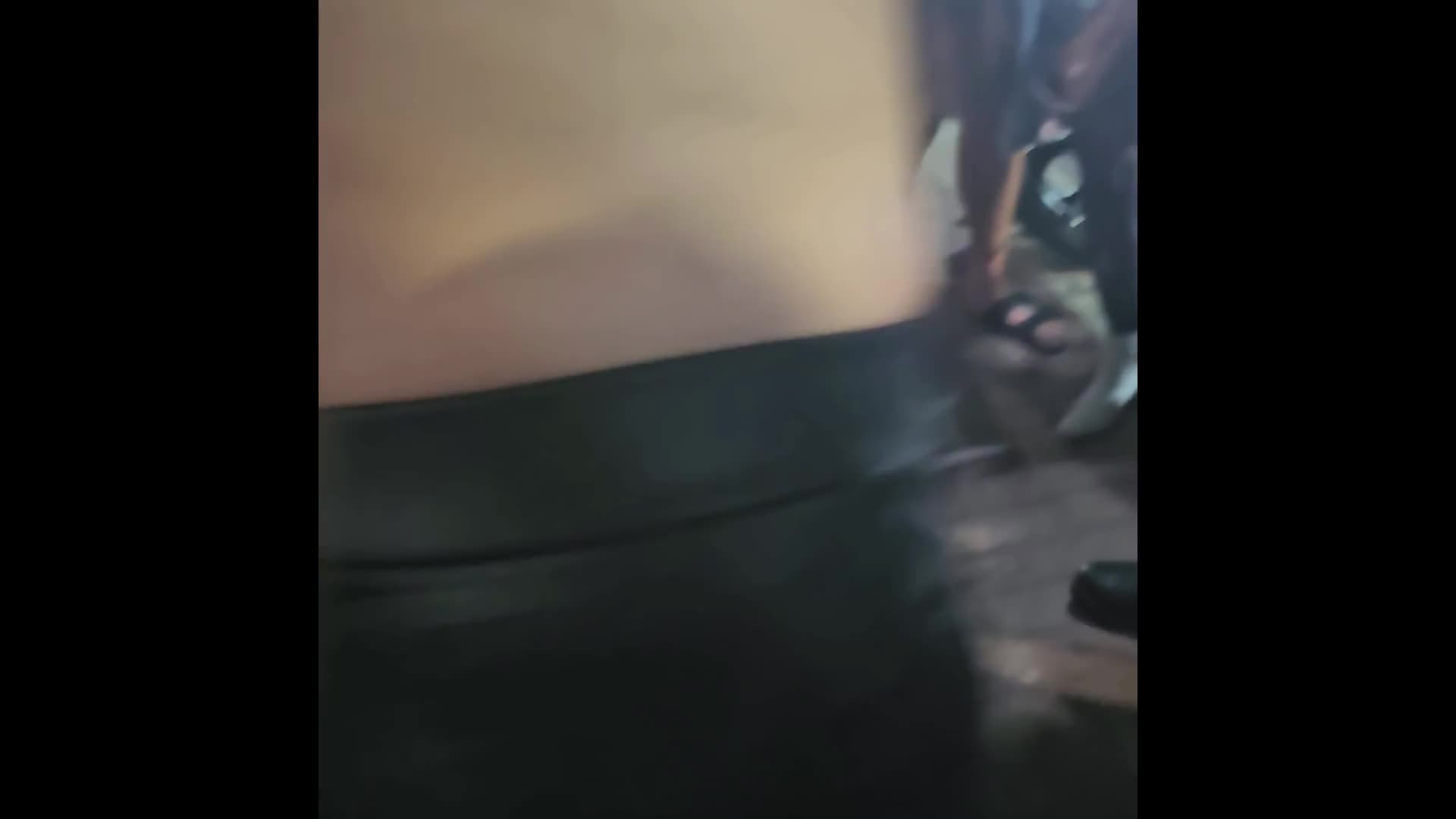 Pic #1Squeezing through the crowd