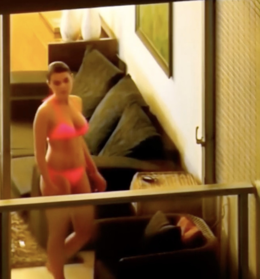 Pic #1Beautiful neighbor naked with window curtain wide open