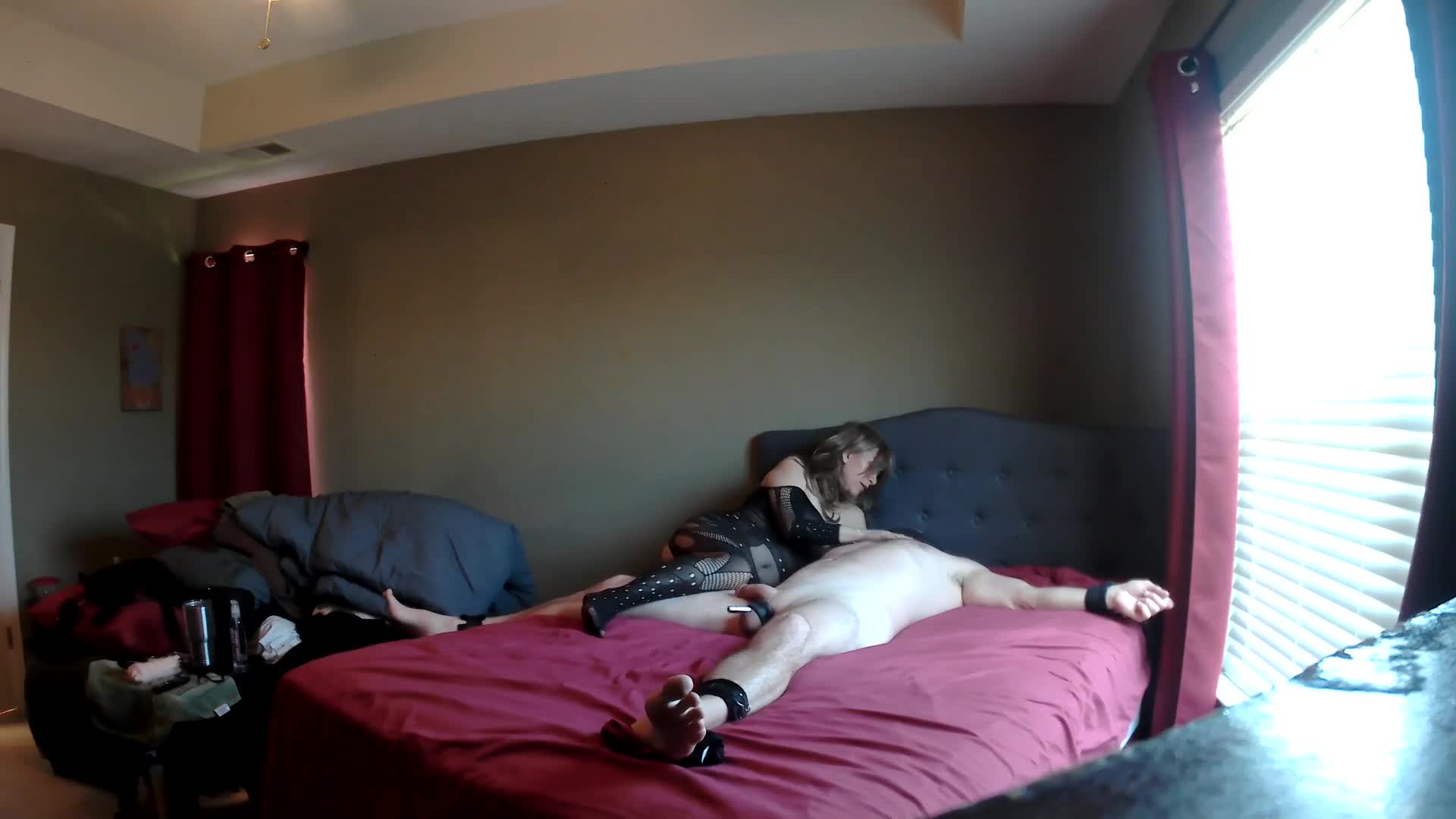 Pic #1Bondage in Bed Pt 1