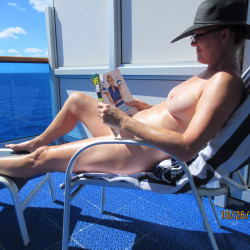 No tan lines cruising