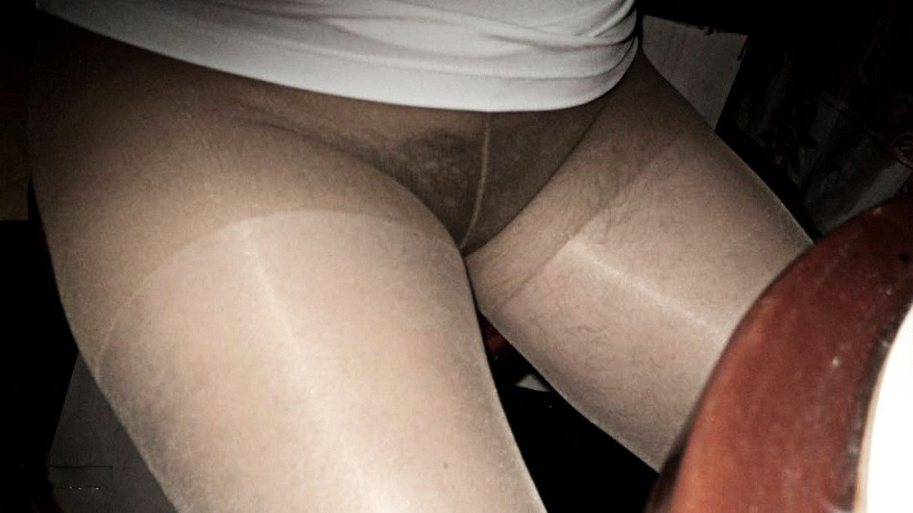 Pic #1 my hairy wife in pantyhose 1