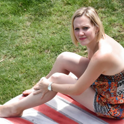 Pic #1 Carrie Yard Tanning