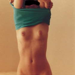 Small tits of my wife - Not telling