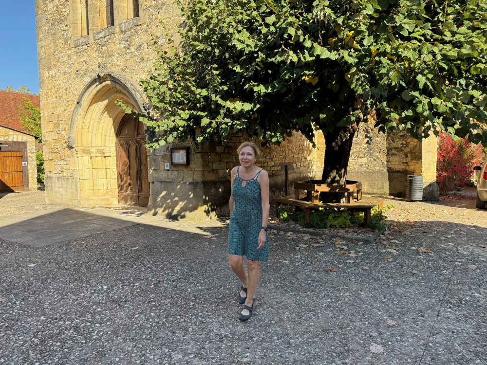 Pic #1 Resting next to the village church in a small French town