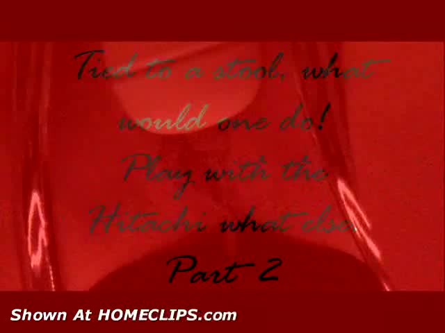 Pic #1One Stool, One Hitachi Part 2