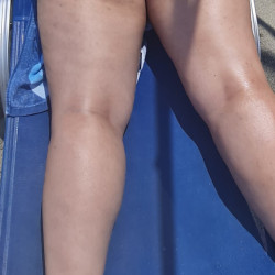 Hot wife at the beach and pool