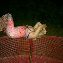 New Years Vacarion - Natural Tits and Pits in the Park