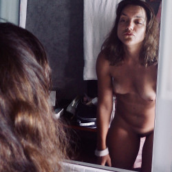 Very small tits of my wife - Latina Belga