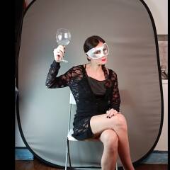 Erotic strip tease for New Years Day