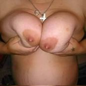 Pic #1 Wife showing off tits and pussy