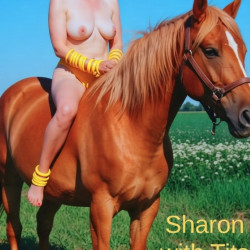 My large tits - Sharon with Tits out