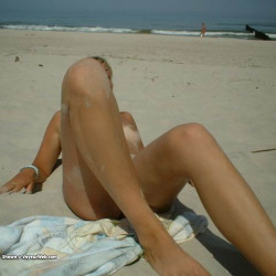 Weronika on the beach