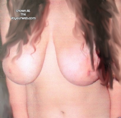 Pic #1 Very large tits of my girlfriend - Tits