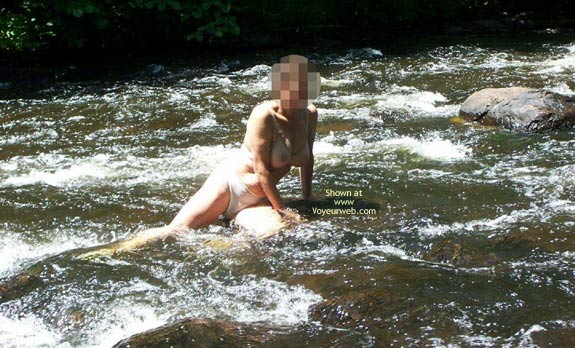 Pic #1 Badgergirl In The Rapids