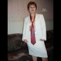 Pic #1 Business-Lady First Time Naked