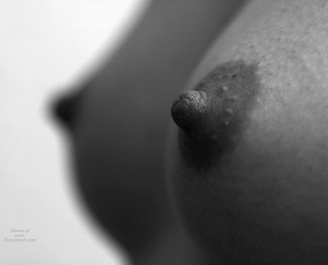 Stunning Nipple Study - Big Tits, Erect Nipples , Contrasting Nips, Black And White Photo, Boob Close Up, Black And White, Artistic, Hard Nipple, Nipple Close Up, Nipple, One Nipple In Focus, Hardened Gumdrop Nipples, Nipples Close Up, Dark Areolas