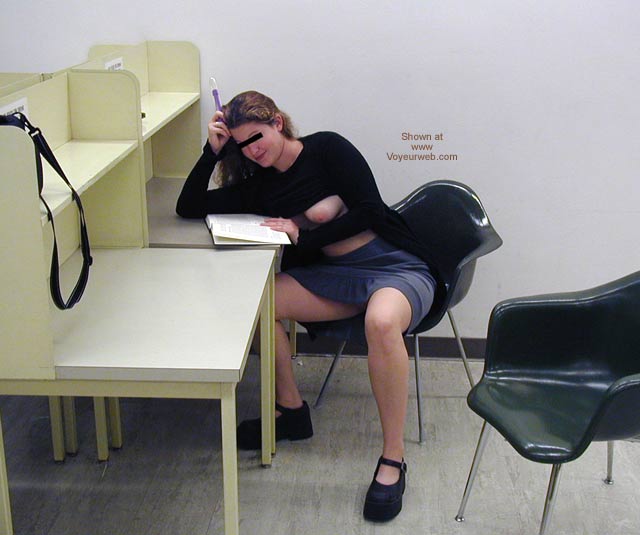 Pic #1Cindy in the Library