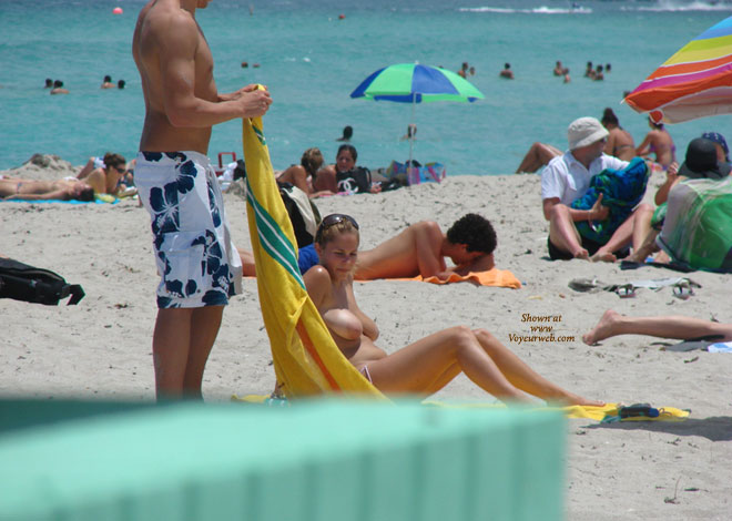 Pic #1 Most Adored Woman On The Beach!