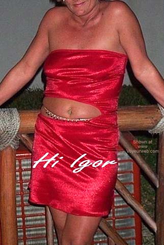 Pic #1Denise's Hot Red Dress