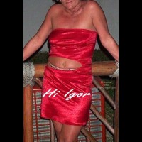 Pic #1Denise's Hot Red Dress