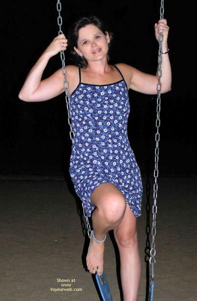 Pic #1Sissy On The Slide