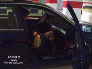 Pic #1Petra in Strapsen im Parkaus in Stuttgart, DE - Teil 4