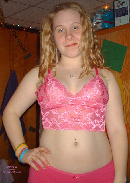 Pic #1 Pink Lace Strip 1