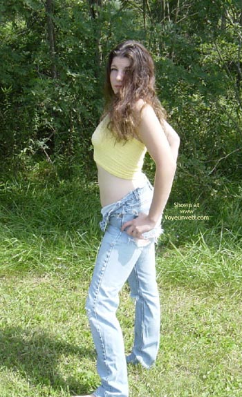 Pic #1B.E.B. Playing Around Outside