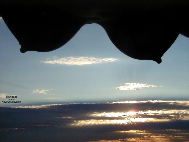 Breasts Close Up - Close Up, Hanging Tits, Hard Nipple, Sexy Boobs , Breasts Close Up, Vertical Boobies, Skyscape Sunset, Vertical Boob Profile Over Sunset, Artistic Tits, Boobs On Sky Background, Hard Nipples, Sunset View Beyond Hanging Boobs