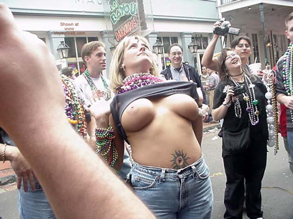 Pic #1Mardi Gras Last Year On Bourbon Street