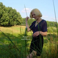 Beauty White Girl in Forest