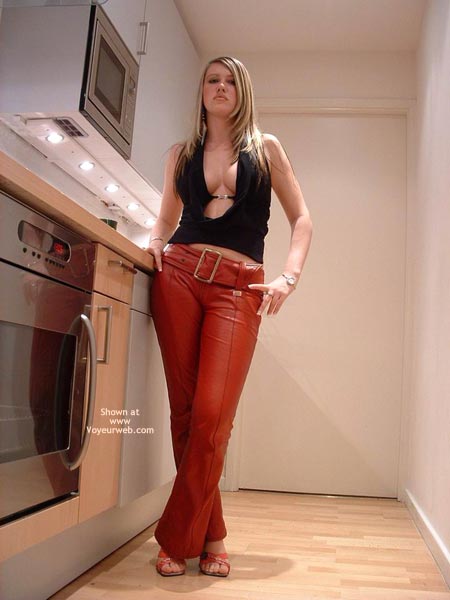 Pic #1Sexy In Red Leather