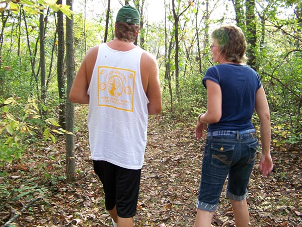 Pic #1Ruthie And A Guy In The Woods