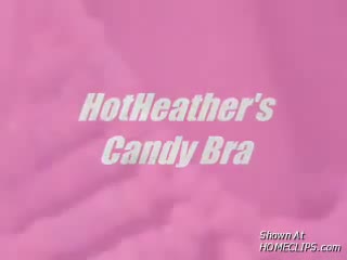 Pic #1Hotheather's Candy Bra Cumshot