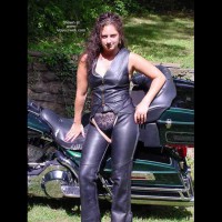 Pic #1 Cassey as The Harley Girl