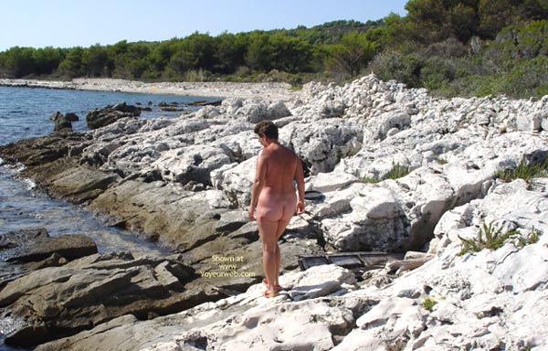 Pic #1Renata On Rocky Croatian Beaches