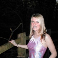 Huge Cleavage In The Woods