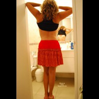 Practicing For Mardis Gras - Flashing, Small Tits , Mirror Image Of Tiny Tits, Bathroom Mirror Flash, Black Top, Red Skirt, Small Untanned Tits In Mirror, Small Tits In The Mirror, Flashing Tits, Small Tits Flashed In Bathroom Mirror, Red Flip-flops