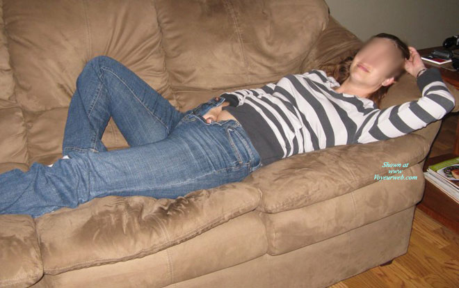 Pic #1 Undressing On The Sofa
