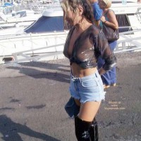Pic #1Walking by The Boats in Thigh High's