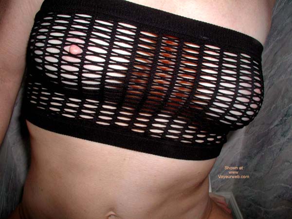 Caught In The Mesh - Bra , Caught In The Mesh, Mesh Cover, Peak A Bo, Nipple Popper, Tits In Fishnet, Nipple Poking Out, Black Mesh Bra