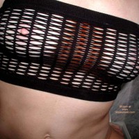 Caught In The Mesh - Bra , Caught In The Mesh, Mesh Cover, Peak A Bo, Nipple Popper, Tits In Fishnet, Nipple Poking Out, Black Mesh Bra