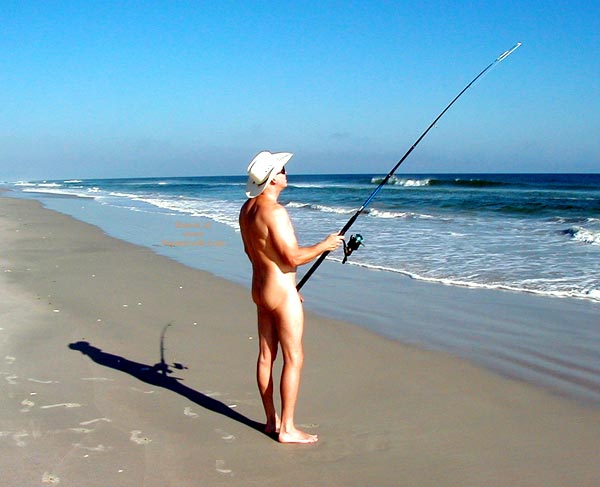 Pic #1M* Grandpa Goes Surf Fishing