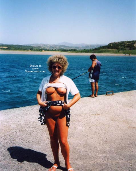 Pic #1Connie On Holiday And Flashing