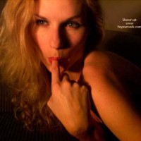 Facial Of A Blonde Girl , Facial Of A Blonde Girl, Sucking Finger, Finger In Mouth, Blond Sucking On Finger, Nude Blonde In Shadows