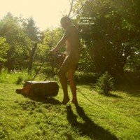 Naked Lawnmowing