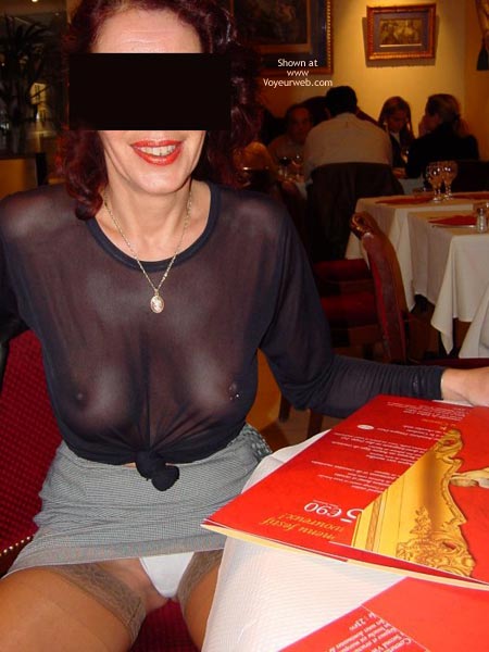 Pic #1Monique in Paris, France 3, Flashing And Shopping