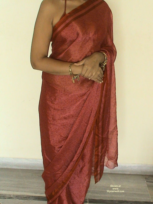 Pic #1 Hot Indian Wife - Saree Strip