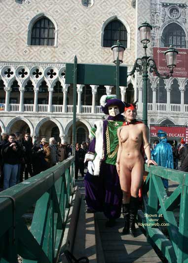 Naked Devil Outdoors - Nude Outdoors , Naked Devil Outdoors, Naked Devil Outdoor Street Fair, Naked Costume Devil Outdoors